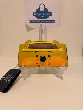 NWT Disney Loungefly Winnie the Pooh Dapper Hat & Dripping Hunny Wallet